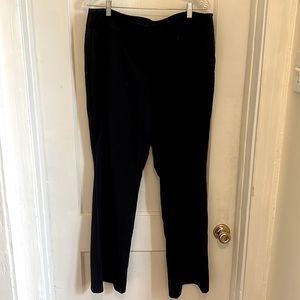 Ann Taylor Curvy Fit Factory Navy Blue Trouser Pant, Size 14